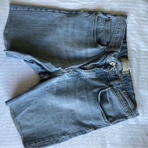 Wrangler Low-waisted Light Blue Denim Cut-off Shorts